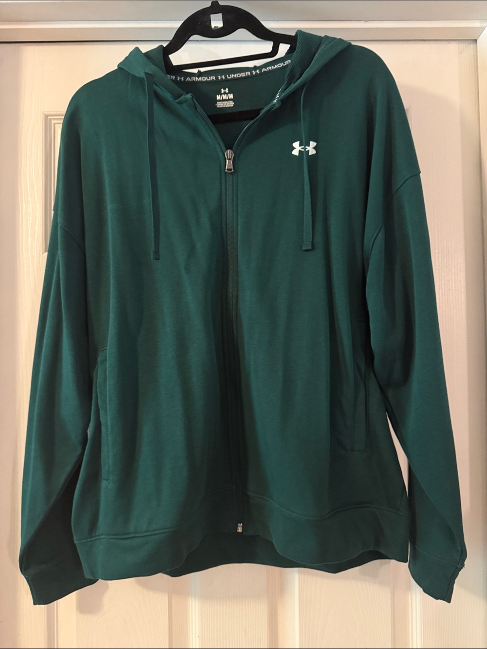 Under Armour Forest Green Full-Zip Hooded Performance Jacket